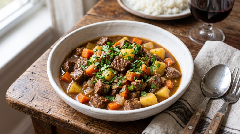 Picadinho de Carne com Legumes