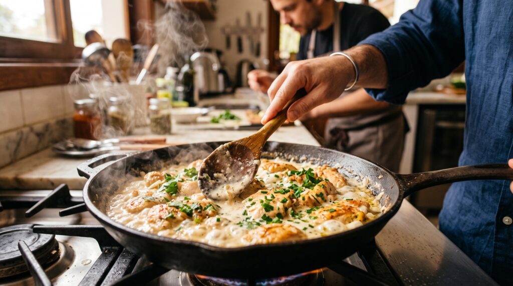 Frango Cremoso ao Requeijão